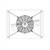 Spal axial fan 194 mm mounting bracket