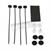 Spal axial fan plastic mounting pins, set of 4