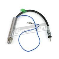 Original amplified FM antenna adapter ISO / DIN