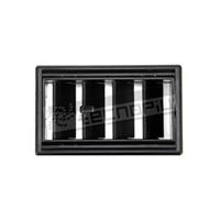 Rectangular air vent with adjustable air vanes