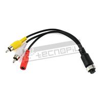Camera adapter cable RCA camera - 4 PIN monitor