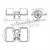 Elettroventilatore centrifugo universale 0018308608 24V per Mercedes Man
