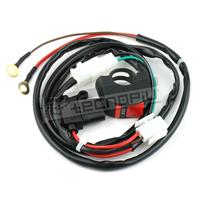 Cable with switch for motorcycle fan