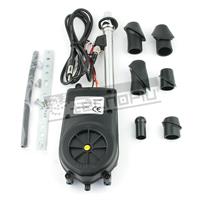 Antenna FM elettrica cromata con stelo 85 cm