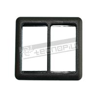 Double frame side by side for universal switches